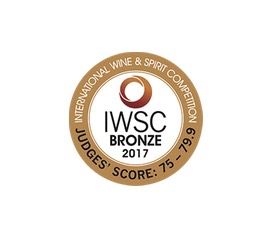 IWSC 2017 BRONZE AWARD